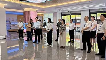 湖北省监利市政府考察团到我中心考察养老服务工作